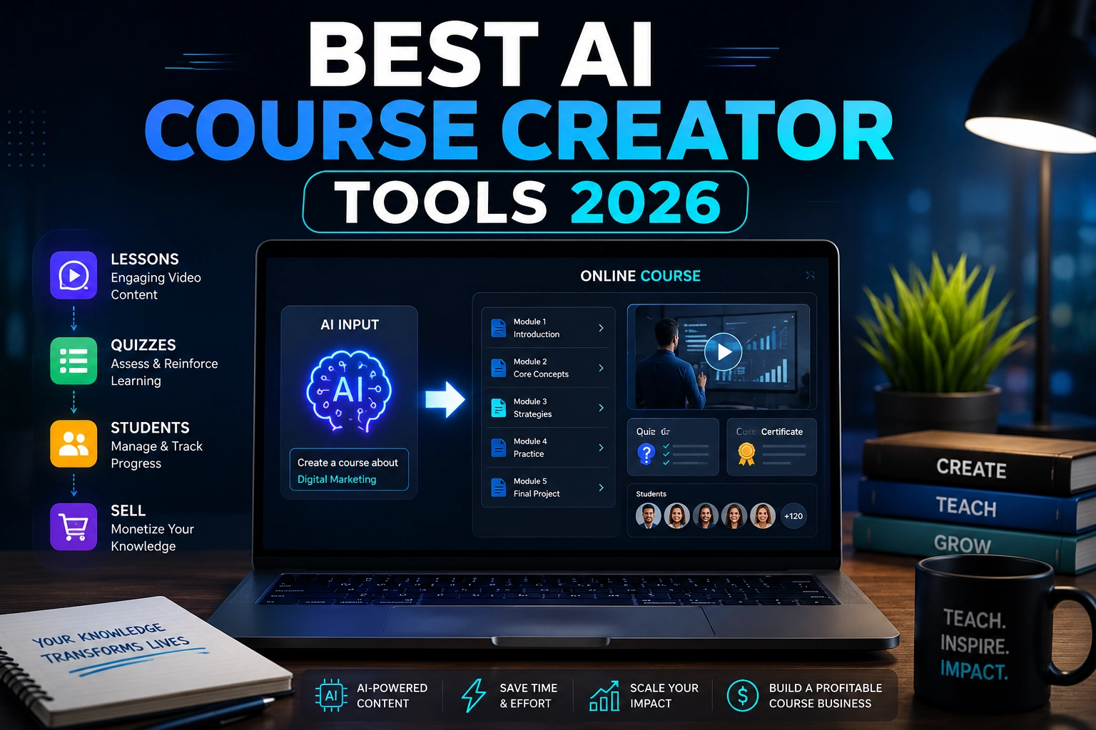ai course creator tools comparison 2025 2026