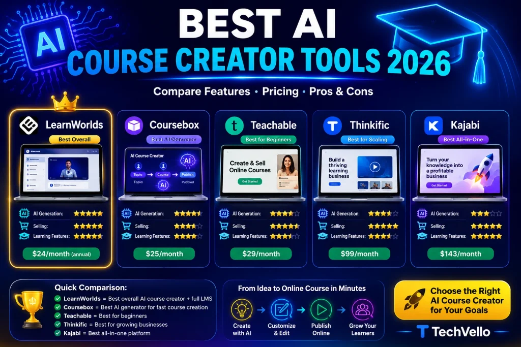 “Best AI Course Creator Tools in 2026”