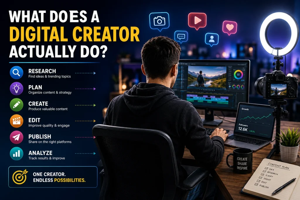 What Does a Digital Creator Do?